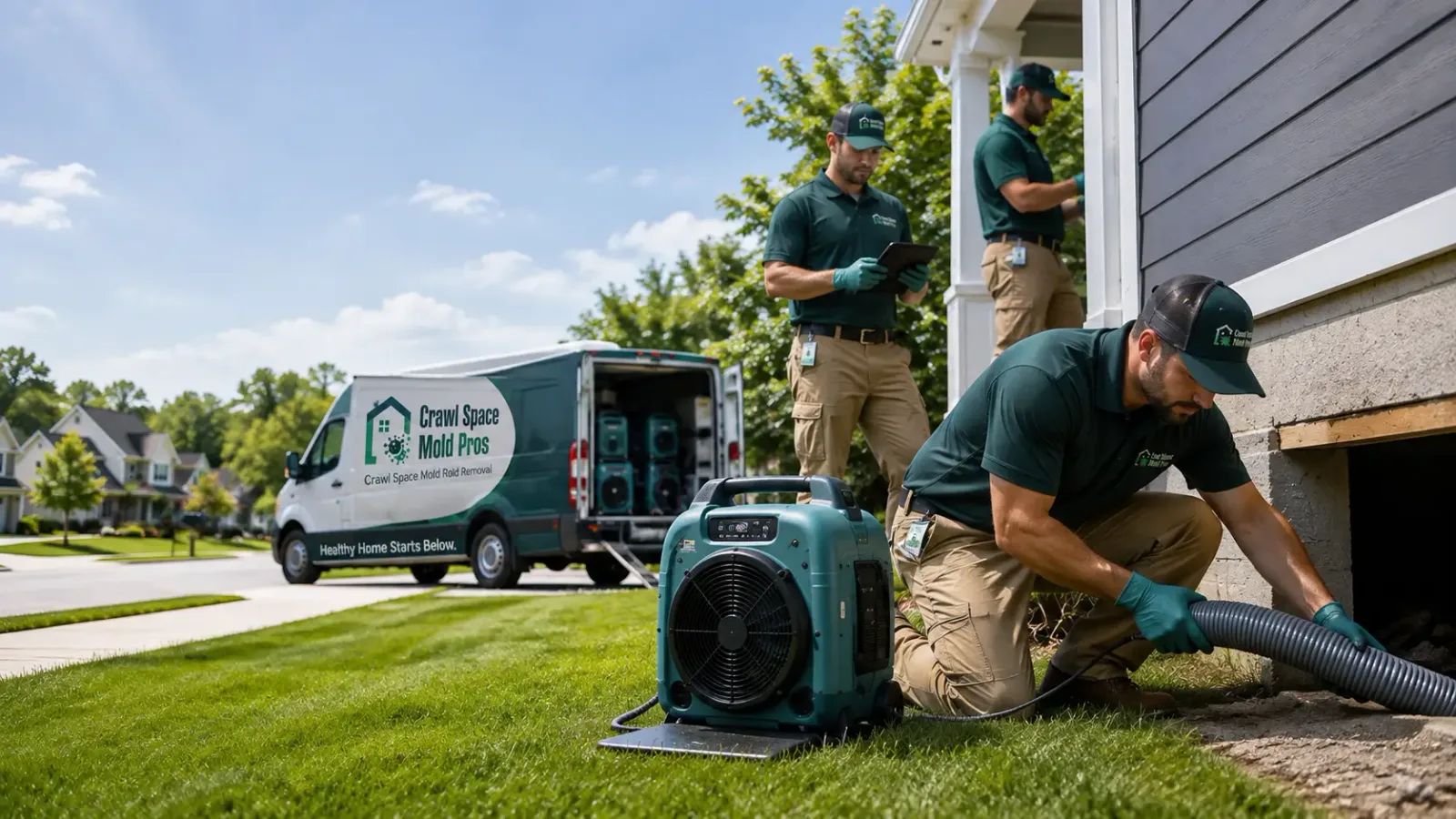 Crawl Space Mold Removal in Hartline, WA